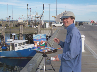 Photo of Jeffrey Painting