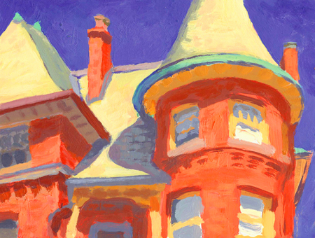 Just off Beacon Street