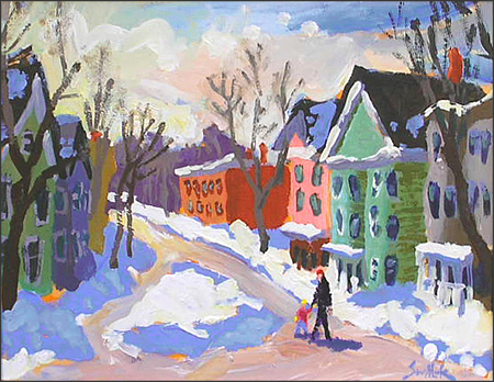 Brookline in the Snow