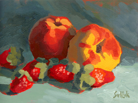 Peaches and Strawberries